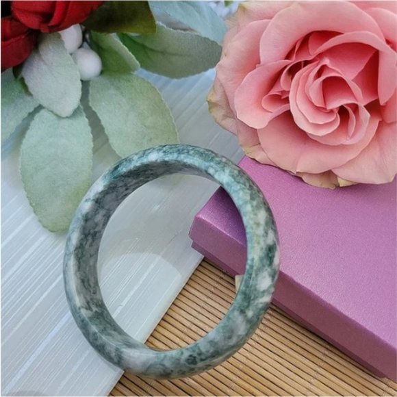 100% Genuine Jadeite Bangle 61mm NWT - Picture 11 of 15